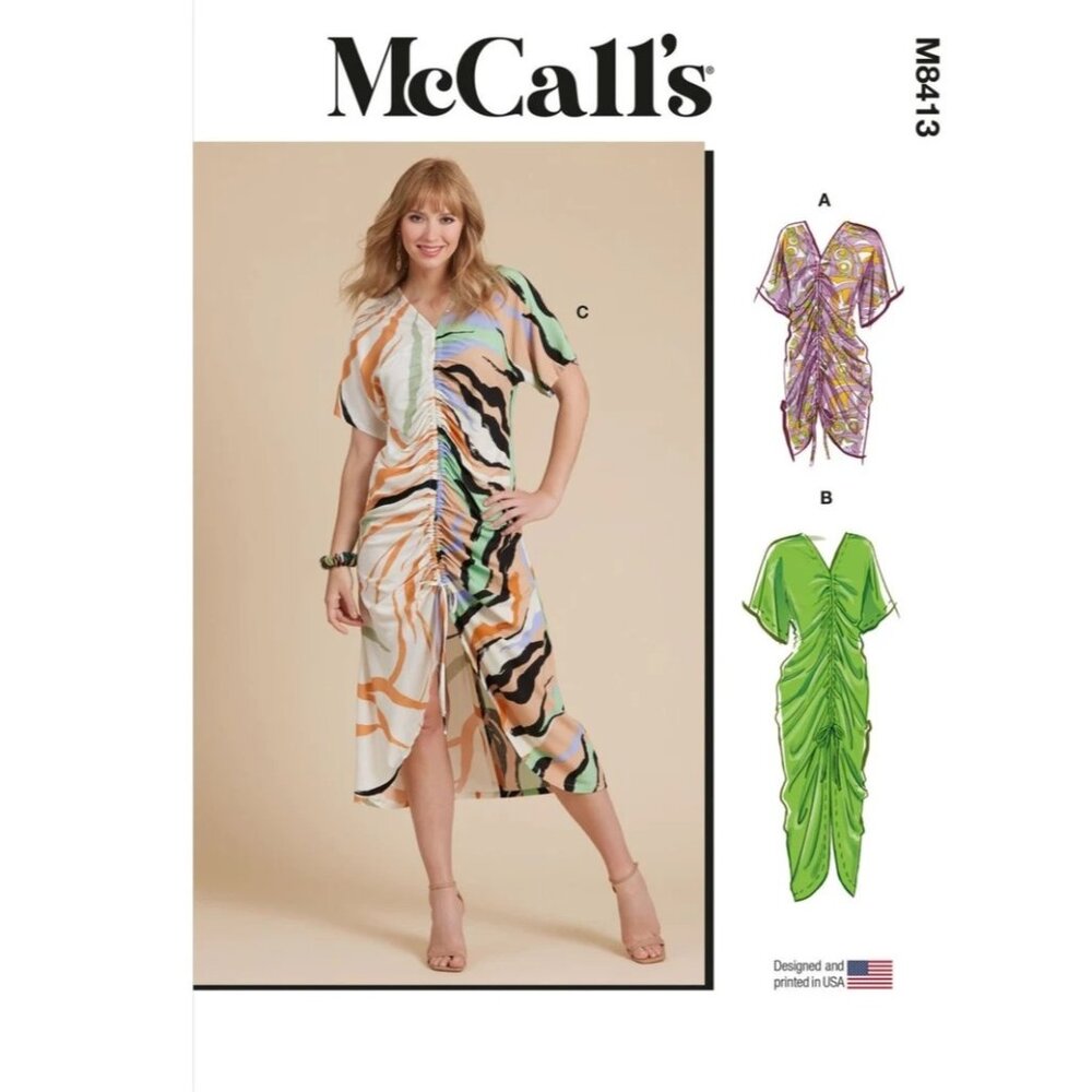 McCalls Sewing Pattern M8413 R11883‎ Dress Cafton Miss Size 18-26